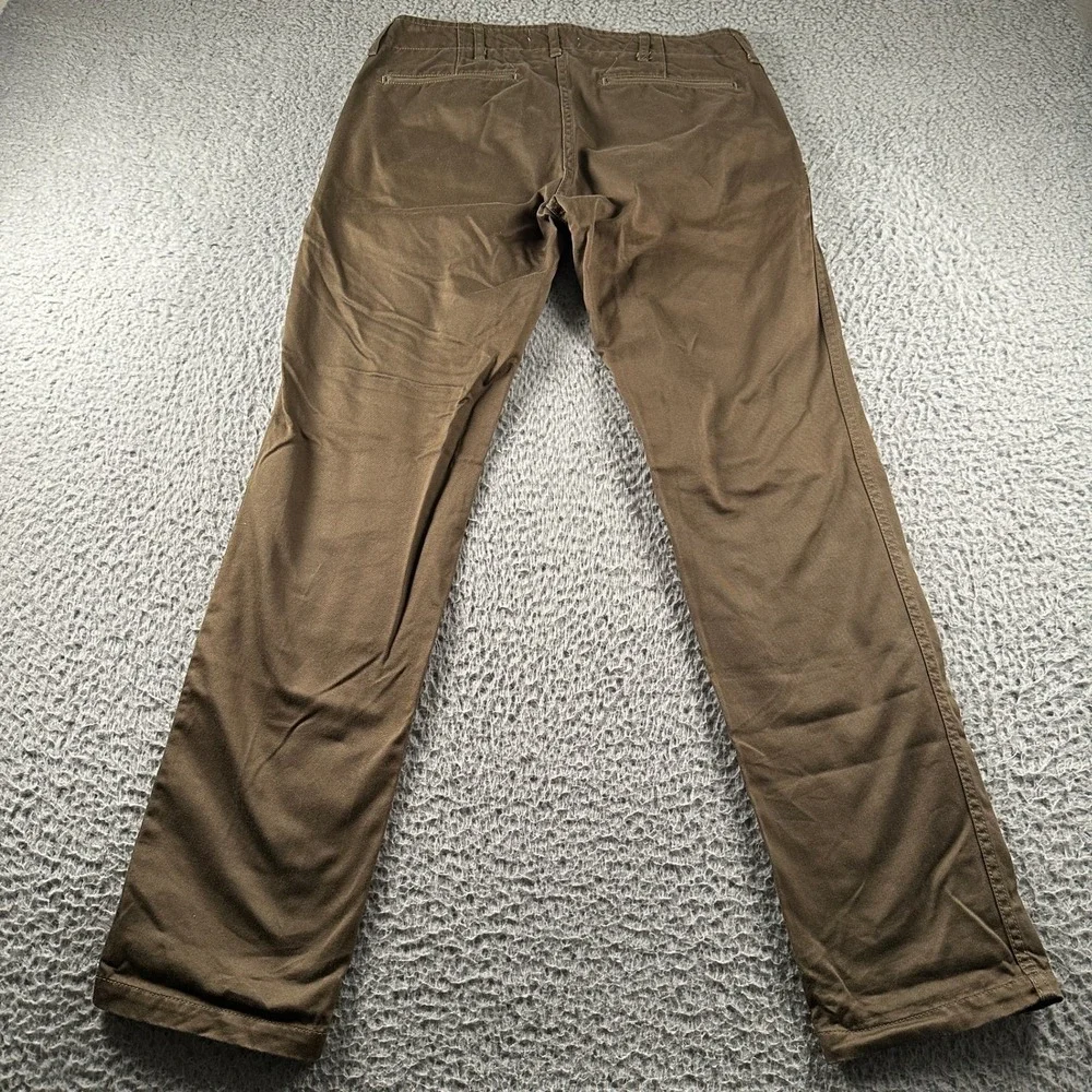 wings+horns Pants Mens 31 Brown Cotton‎ Chino Straight Leg Made in Japan